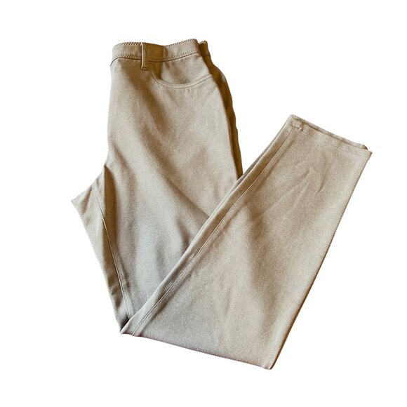 Chicos So Slimming Peyton Pants 1.5 Regular Countess Taupe 30 Inseam Stretch Wea - Picture 1 of 9